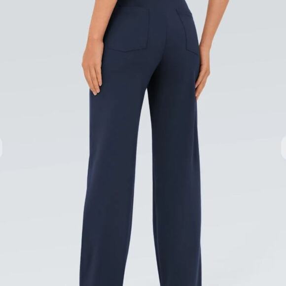 HALARA Navy Straight Leg Pants - Picture 4 of 5